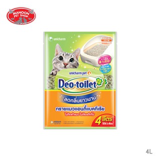 [MANOON] UNICHARM Deo Toilet Sand 4L ทรายแมวลดกลิ่น