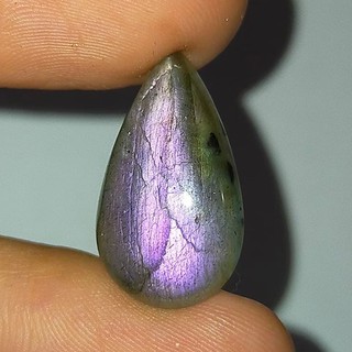 พลอย ลาบราโดไรท์ ธรรมชาติ แท้ หินพ่อมด ( Natural Labradorite ) หนัก 11.28 กะรัต