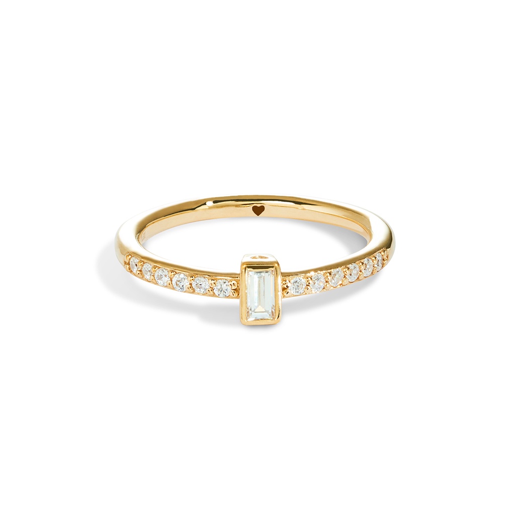 Jewellista แหวน Petra เงินแท้ 925 ประดับพลอย CZ