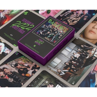 BTS 2022 Season,TXT,Seventeen Attacca,Stray Kids,NCT127 Sticker,Enhypen DIMENSION,ATEE, EXO,Photocard Lomo Card