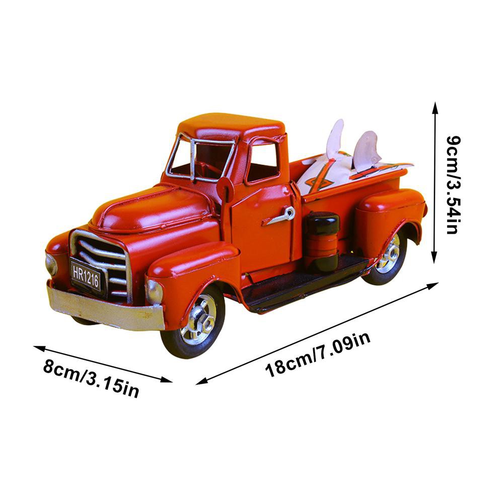 รูป:Colorful Antique Style Figurines Retro Classic Cars Truck Toy