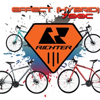 จักรยาน RICHTER 700C EFFECT (HYBRID) 🚲🌀[มีของพร้อมส่ง] [ขนส่งภายในประเทศ]