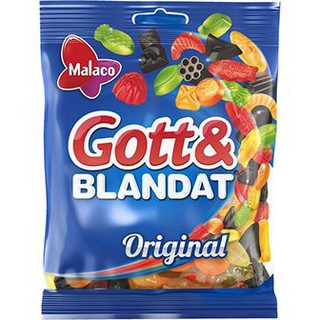 Malaco Gott &amp; Blandatt Original 210g  กัมมี่มีกลิ่นหอมและอ่อนนุ่ม