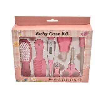 Baby Care Set อุปกรณ์ดูแลสุขภาพเด็ก Set 8 ชิ้น ของใช้เด็กอ่อน อุปกรณ์ของใช้เด็กอ่อน แบบพกพา ใช้งานสะดวก ครบชุด