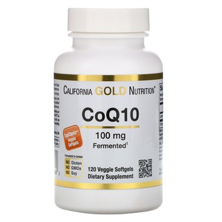 ผลิตภัณฑ์อาหารเสริม California Gold Nutrition CoQ10 100mg 30/120 softgels อย่าเสี่ยงซื้อสินค้าปลอม