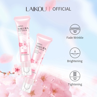 Laikou Sakura เซรั่มบํารุงรอบดวงตา ให้ความชุ่มชื้น ลดรอยคล้ําใต้ตา 15 มล.