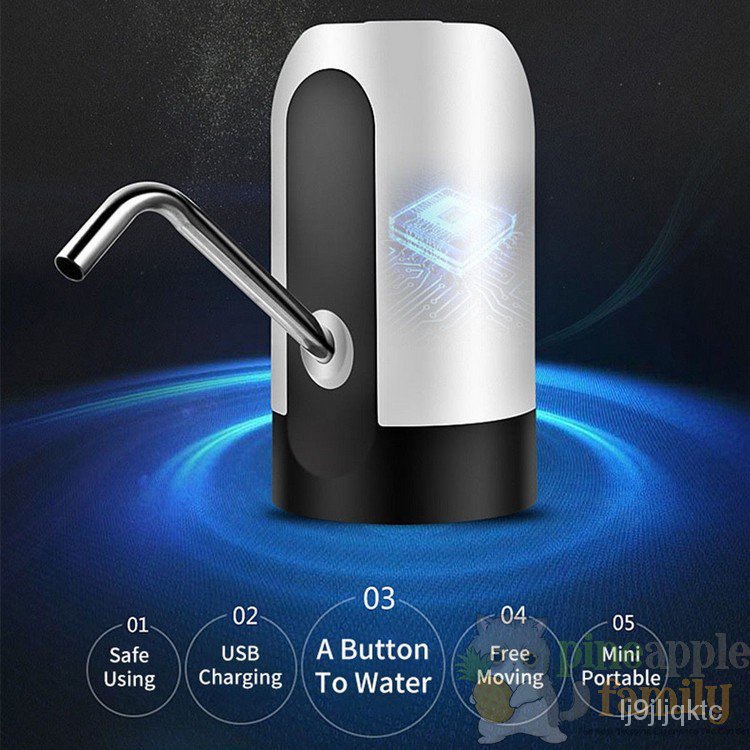 Electric Water Dispenser Pump Automatic Drinking Water Bottle Pump Smart Rechargeable USB
