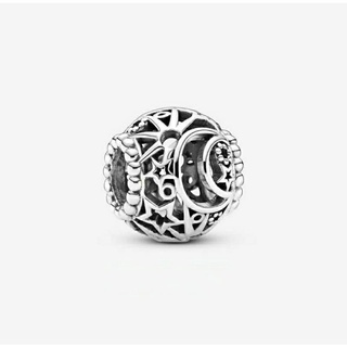 Pandora silver charm ** ชาร์ม ดาว&amp;พระจันทร์