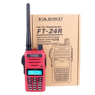 YAESU วิทยุสื่อสาร Walkie Talkie รุ่น FT-24R สีแดง