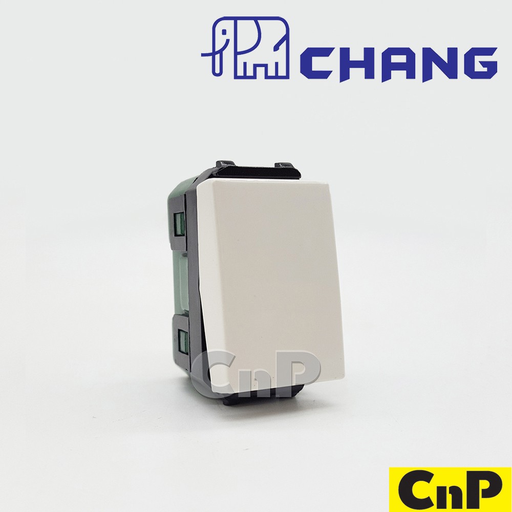CHANG สวิตช์ทูเวย์ 2 ทาง สีขาว ช้าง รุ่น CH-502N