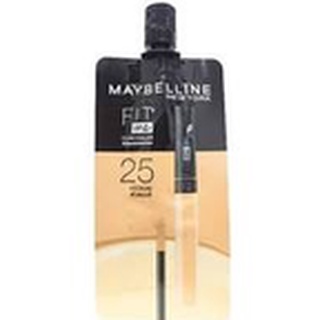 Maybelline Fit Me Concealer เมย์เบลลีน ฟิตมี คอนซิลเลอร์ #25 Medium สำหรับผิวสองสี  แบบซองขนาด2มล.