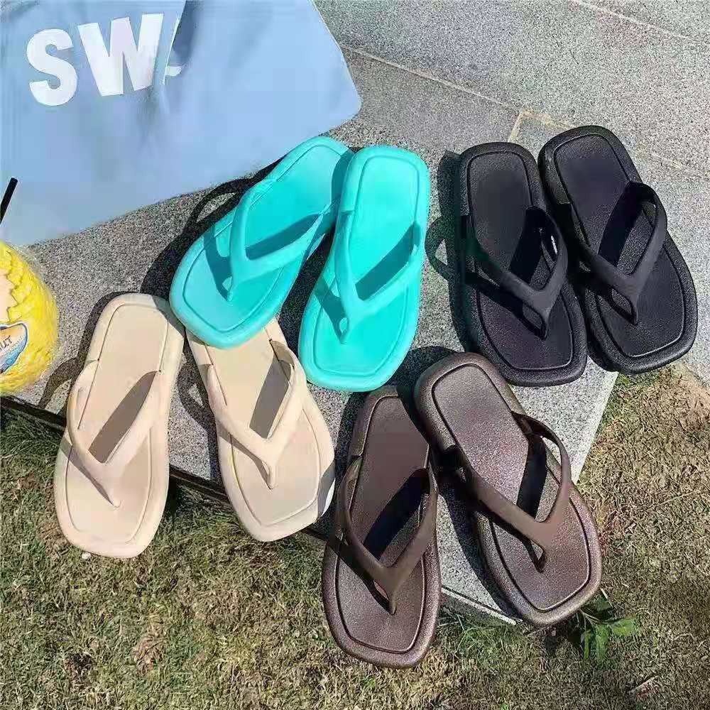 happy_fashion9 : รองเท้าแตะ แบบคีบ สีสดใส พื้นนุ่ม เบา ใสสบาย รุ่น TX037