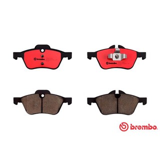 BREMBO ผ้าดิสเบรคหน้า MINI R50 R53 (One, One D, Cooper, Cooper S) (1.4 1.6), R52 Convertible 2001-2006 P06 030