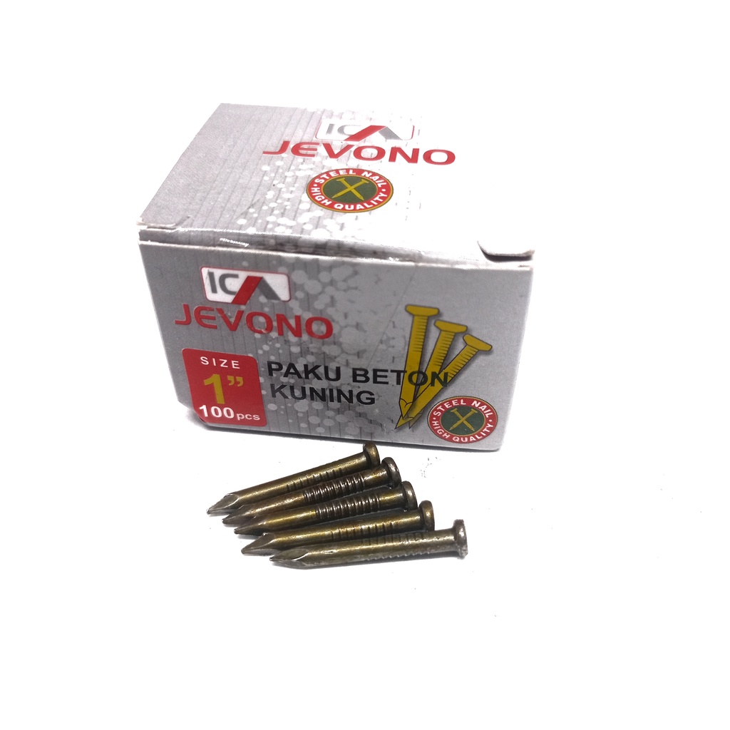 ตะปูคอนกรีตสีเหลือง ECS