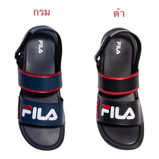 รองเท้า แตะ รัดส้น FILA ชาย ของแท้ ล้าน % นุ่มมากๆ ราคา 690 บาท สีดำ กรมท่า พร้อมส่ง