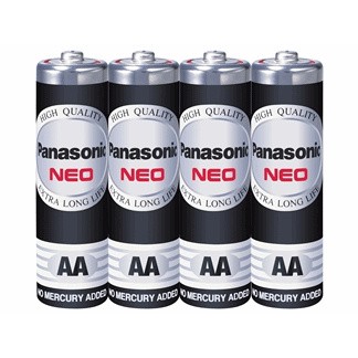 KTS (ศูนย์เครื่องเขียน) ถ่านไฟฉาย Panasonic ขนาด AA สีดำ