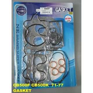 HONDA CB500F CB500K4 FOUR year 1971-1977 ENGINE GASKET COMPLETE SET "NON ASBESTOS" // ปะเก็นเครื่องชุดใหญ่ ไม่มีแร่ใยหิน