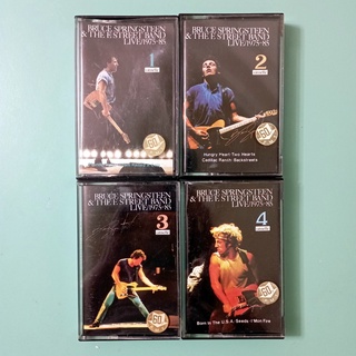 Bruce Springsteen / Live 1975–85 (1986) Cassette 1-2-3-4 รับประกันไม่มีอัดทับ ฟรี!ส่วนลดของแถม / 0358