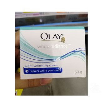 Olay White Radiance Night Cream โอเลย์ ไวท์ เรเดียนซ์ ครีมทากลางคืน 50 กรัม