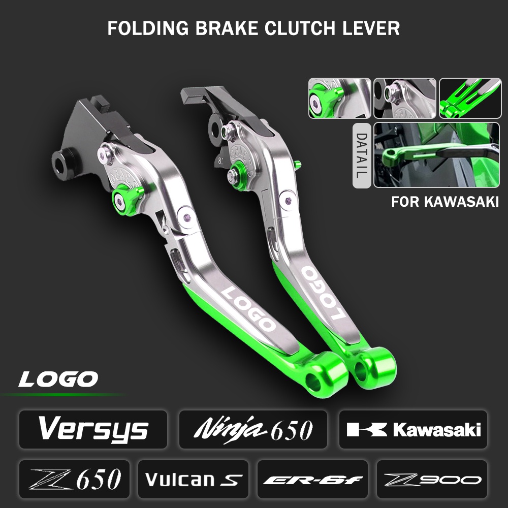 สําหรับ KAWASAKI Z900 Z650 NINJA 650R/ER-6F VERSYS 1000 VULCAN/S 650cc VERSYS 650cc CNC อลูมิเนียมเบ