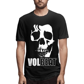 เสื้อยืดครอปพร้อมส่ง โปสเตอร์ผ้าฝ้ายบริสุทธิ์ คอกลม ลาย Volbeat By Anedreabe สไตล์คลาสสิก สําหรับของขวัญคริสต์มาส LDikfp