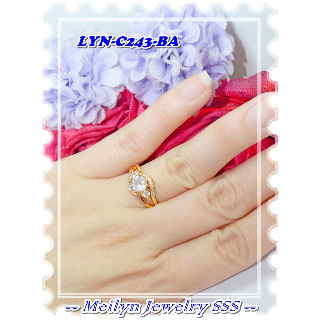 LYN Original Meilyn Brand 18K Gold Plated Ring