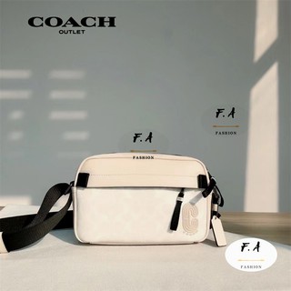 F.A (ของแท้ 100%) COACH 2338 กระเป๋า Messenger ทุกเพศ / กระเป๋าสะพายข้าง / กระเป๋าเป้ด้านข้าง / ใหม่ กระเป๋ากล้อง EDGE