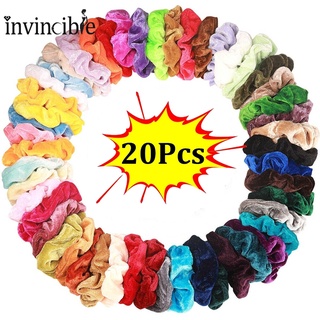 Korea Velvet High Elastic Hair Bands/ INS Solid Color Hair Ropes/ Women Trendy Hair Scrunchie Ponytail Holder Rubber Bands