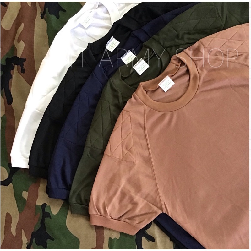 เสื้อสั้นบุไหล่แขนจั้ม  เสื้อทับใน เสื้อออกกำลังกาย
