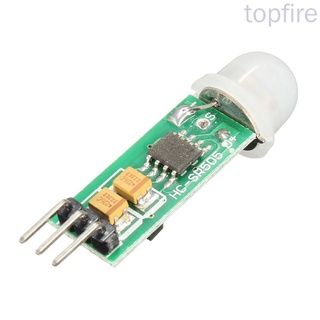 Topfire. Hc-Sr505 โมดูลเซ็นเซอร์ตรวจจับการเคลื่อนไหวอินฟราเรด Pir