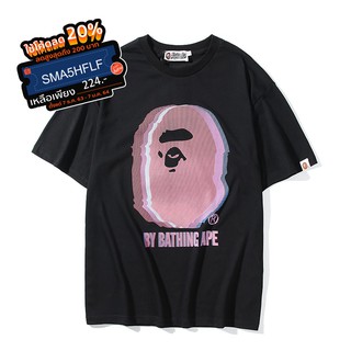 A BATHING APE® Denim College tee (Color Black)