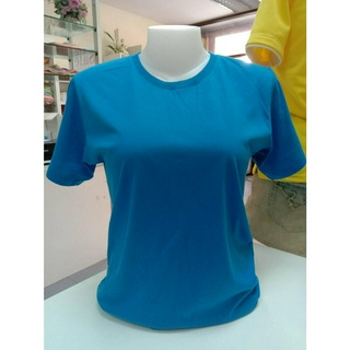 TI-31 เสื้อยืดสีฟ้าเข้ม คอกลม