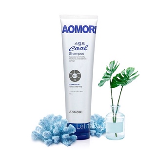 Aomori Cool Shampoo โอโมริ คูล แชมพู 150 กรัม (แชมพูสูตรเย็น บำรุงหนังศรีษะ)