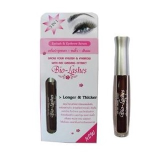 Bio Lashes  ไบโอแลช สมุนไพรบำรุงขนตา ปลูกขนตา ขนคิ้ว (สีชมพู สูตรกลางคืนเน้นบำรุง เร่งขนตายาว)