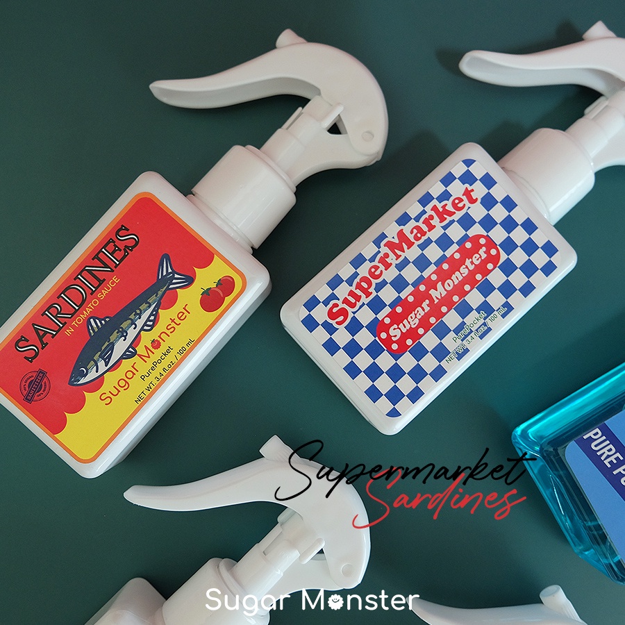 Sugar Monster | รุ่น Supermarket ขวดสเปรย์แอลกอฮอล์พกพา 100 ml