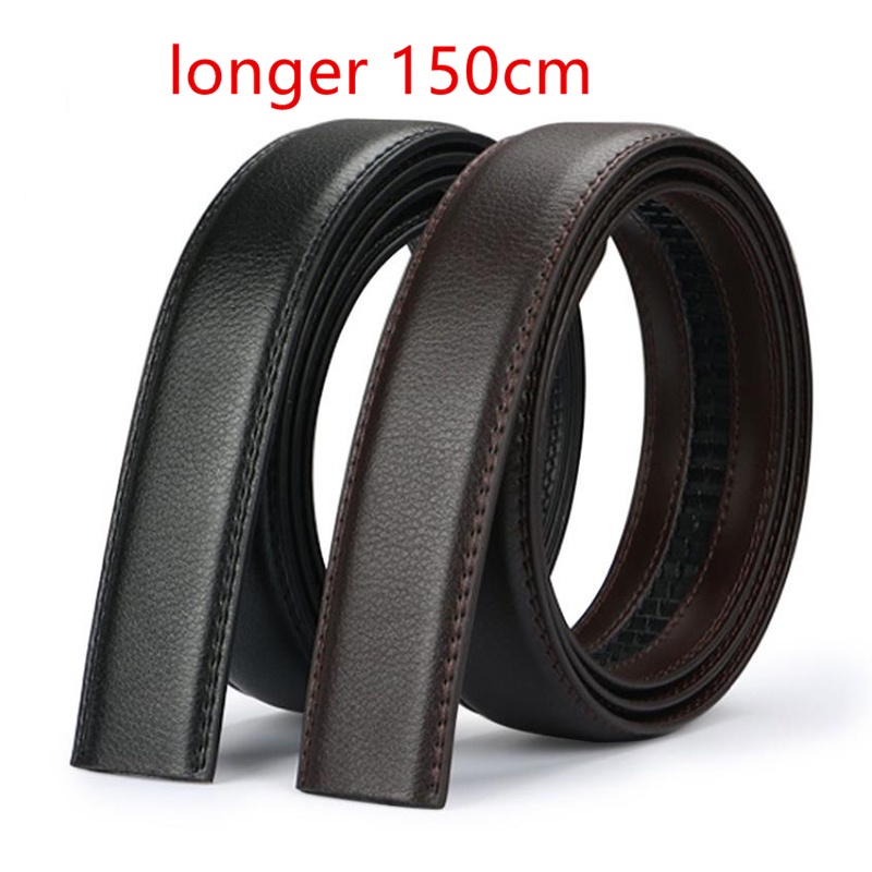 เข็มขัดหนัง PU หัวเข็มขัดอัตโนมัติ คุณภาพสูง กว้าง 3.5 ซม. ยาว 150 ซม. สําหรับผู้ชาย