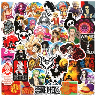 ☠ One Piece . Sailing Adventure 2022 Series 02 สติ๊กเกอร์ ☠ 50Pcs/Set Anime Luffy Chopper Zoro Nami Waterproof DIY Fashion Decals Doodle สติ๊กเกอร์