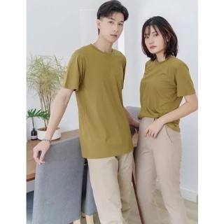 ⚡️เสื้อยืดแขนสั้น ผ้าคอตตอน สี Earth Tone Unisex ใส่ได้ทั้งชายหญิง