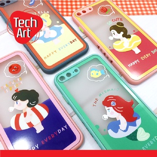 เคส Realme 5  เคสมือถือขอบนิ่ม TPU พิมพ์ข้าง ด้านหลังขุ่น กันเลนส์กล้อง ลายการ์ตูนน่ารัก เรียวมี เคสเรียวมี