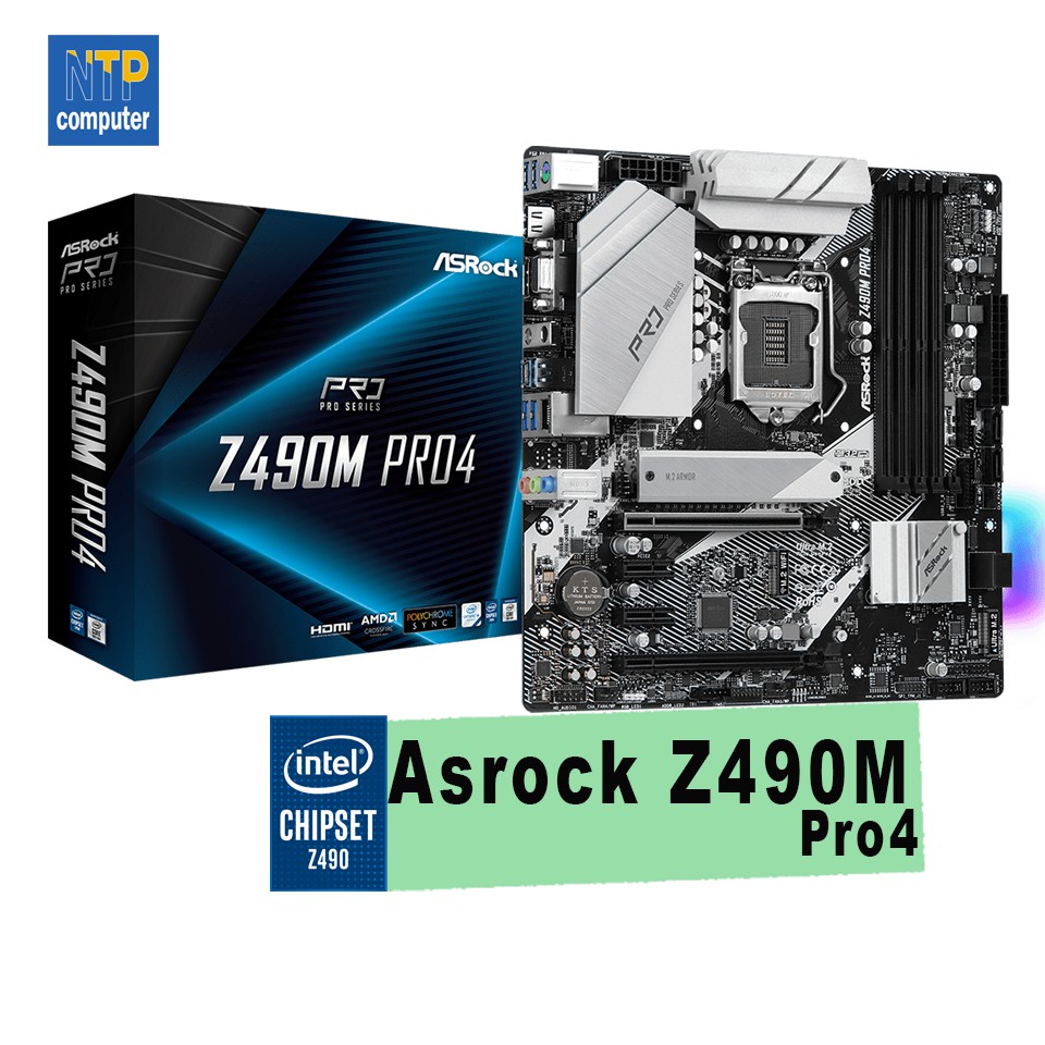 AsRock Z490M Pro4 Mainboard LGA 1200 Z490