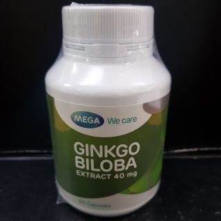 Mega Ginkgo Biloba เมก้า วีแคร์ สารสกัดใบแปะก๊วย (60 แคปซูล) ดูแลสมองและความทรงจำ