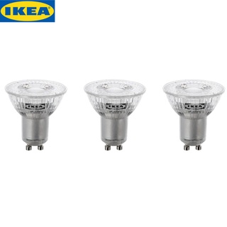 IKEA RYET รีเอ็ท หลอดไฟ LED GU10 400 ลูเมน4000K และขนาด 230 ลูเมน กินไฟน้อยกว่าหลอดอินแคนเดสเซนต์ถึง 85%