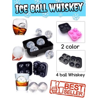 ICE BALL WHISKEY Ice Mold ที่ทำน้ำแข็ง ถาดน้ำแข็ง ถาดทำน้ำแข็ง ชุดซิลิโคนทำบอล น้ำแข็ง T0475