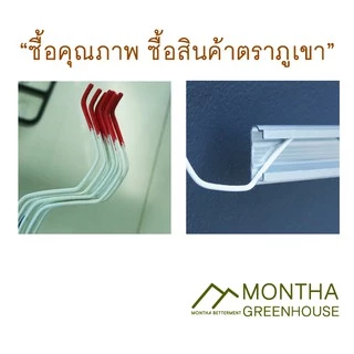 รางวายล๊อคโรงเรือน รุ่นความยาว 1เมตร รางโรงเรือน สปริงโรงเรือน Wire Lock อลูมิเนียม อย่างดี ไม่เป็นสนิม หนา 1mm (เดี่ยว)