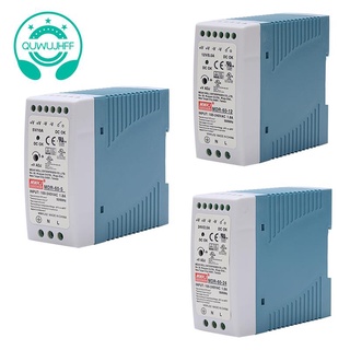 Mdr-60 12V 60W Din Rail พาวเวอร์ซัพพลาย Ac-Dc ไดร์เวอร์ควบคุมแรงดันไฟฟ้าพาวเวอร์ซัพพลาย 110V 220V