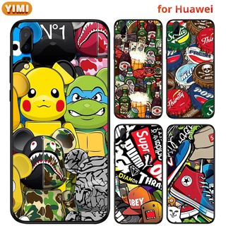 เคส Huawei Nova Y61 Y70 10 Pro 9 7 SE 7i 5T 3i มือถือสำหรับเคสโทรศัพท์มือถือลายการ์ตูน Saiyan สําหรับ