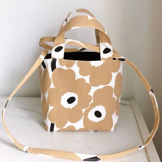 Marimekko bag canvas สะพายข้าง ใบเล็ก ทรงสวยน่ารักมาก พร้อมส่ง ส่งเร็วส่งไว**