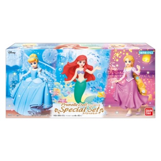 Disney Prunelle Doll Special Set กล่องไม่สวย โมเดลเจ้าหญิง กาชาปองดิสนีย์ ฟิกเกอร์แท้ Ariel Rapunzel Cinderella Gashapon