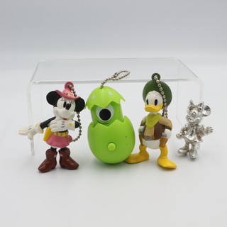 Set 4 ชิ้น Disney ดิสนี่ย์ มินนี่เม้าส์,โดนัลดั๊ค ชุดคาวบอย , ไมค์ , มินนี่ พกจ.สีเงิน