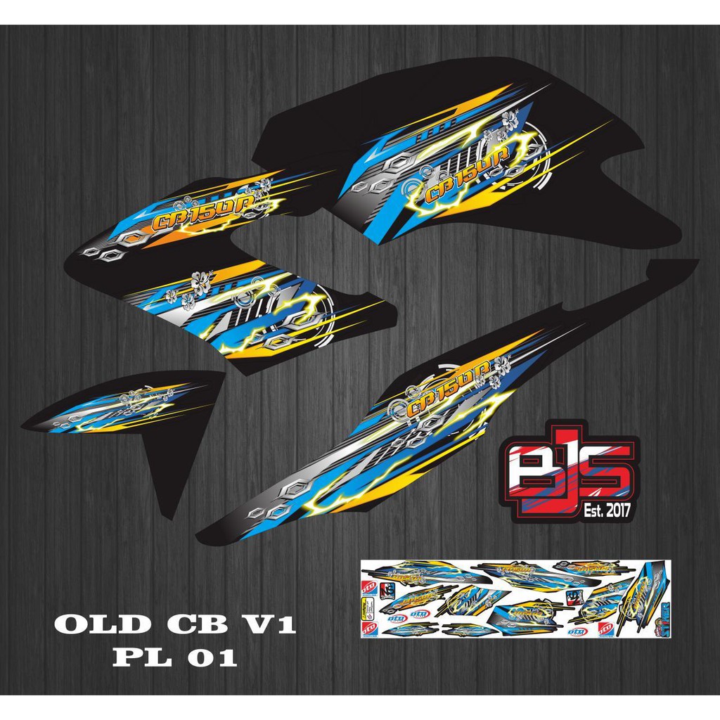 สติ๊กเกอร์ สติ๊กเกอร์ Striping CB 150 r PL 01